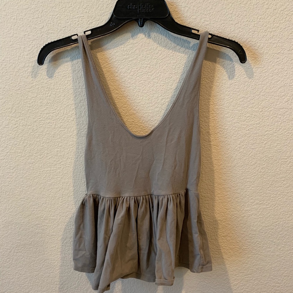 Urban outfitters army green top